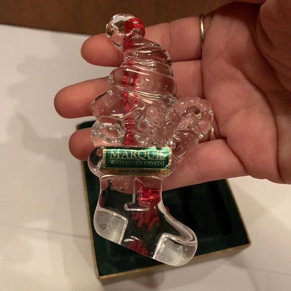 Marquis By Waterford - Crystal Peanuts Baby’s First Christmas Woodstock Ornament - Picture 7 of 9